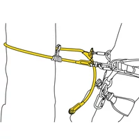 Petzl Microflip állítható kantár favágáshoz 250 cm