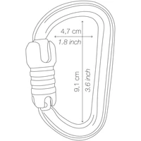 Petzl Bm'D Tiact-Lock karabiner