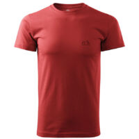 Sandstone M's Naked Logo T-Shirt férfi póló - bordeaux