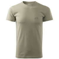 Sandstone M's Naked Logo T-Shirt férfi póló - light olive