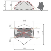 Vaude Space Seamless 1-2P túrasátor