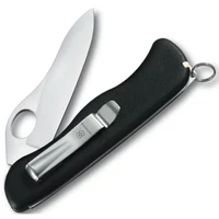 Victorinox Sentinel Clip One Hand Black zsebkés 0.8416.M3