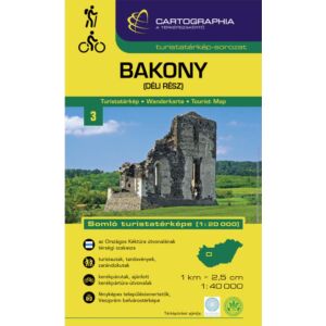 Cartographia Bakony (déli rész) turistatérkép