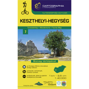 Cartographia Keszthelyi-hegység turistatérkép