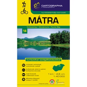 Cartographia Mátra turistatérkép