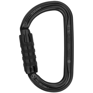 Petzl Am'D Triact-Lock bajonettzáras karabiner fekete