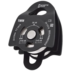 Singing Rock Pulley Twin Roll csiga fekete
