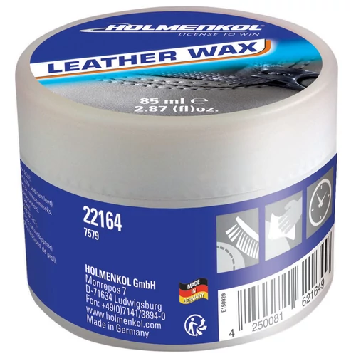 Holmenkol Leather Wax 85ml - cipőápoló