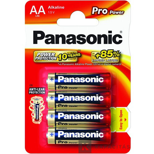 Panasonic Pro Power 4xAA 1.5V alkáli elem