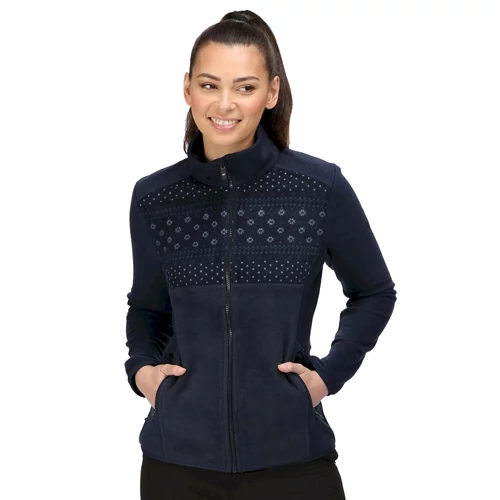 Regatta W's Ashlett Full Zip Fleece női polár dzseki - navy/navy marl