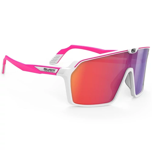 Rudy Project Spinshield white-pink fluo/multilaser red sportszemüveg