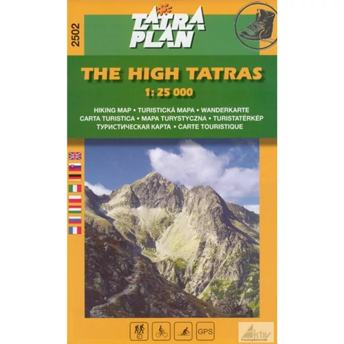 TatraPlan Magas-Tátra turistatérkép