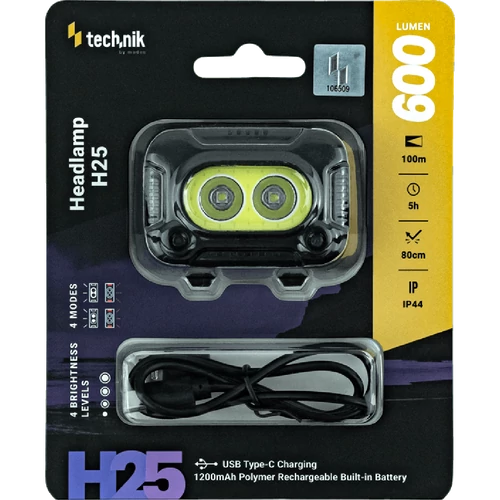 Technik Headlamp H25 fejlámpa
