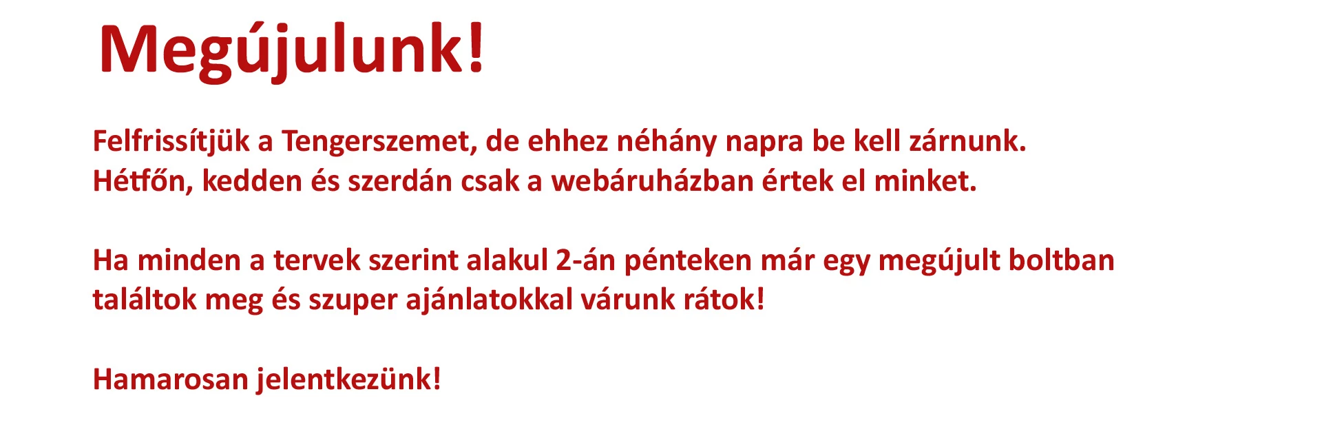 Megujulunk
